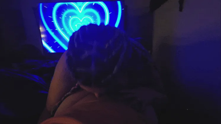 New blowjob from the queen and grabbed her head and feed her my cock till she swallowed my load