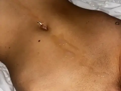 I love the feeling of warm cum on my stomach